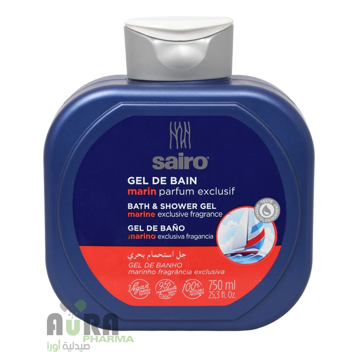 جل استحمام سايرو بحري -750مل