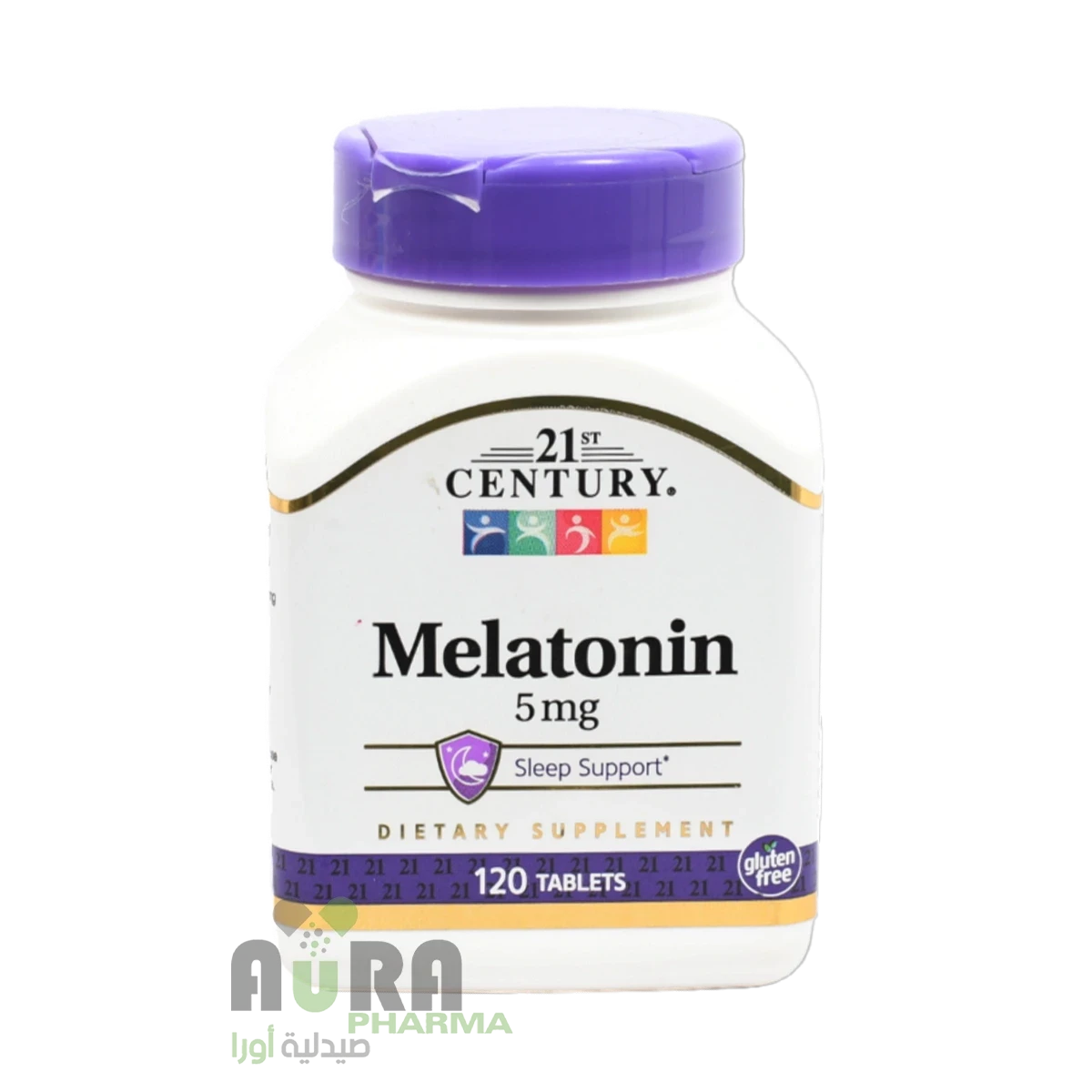 ميلاتونين 5ملجم 120حبة 21سنشري