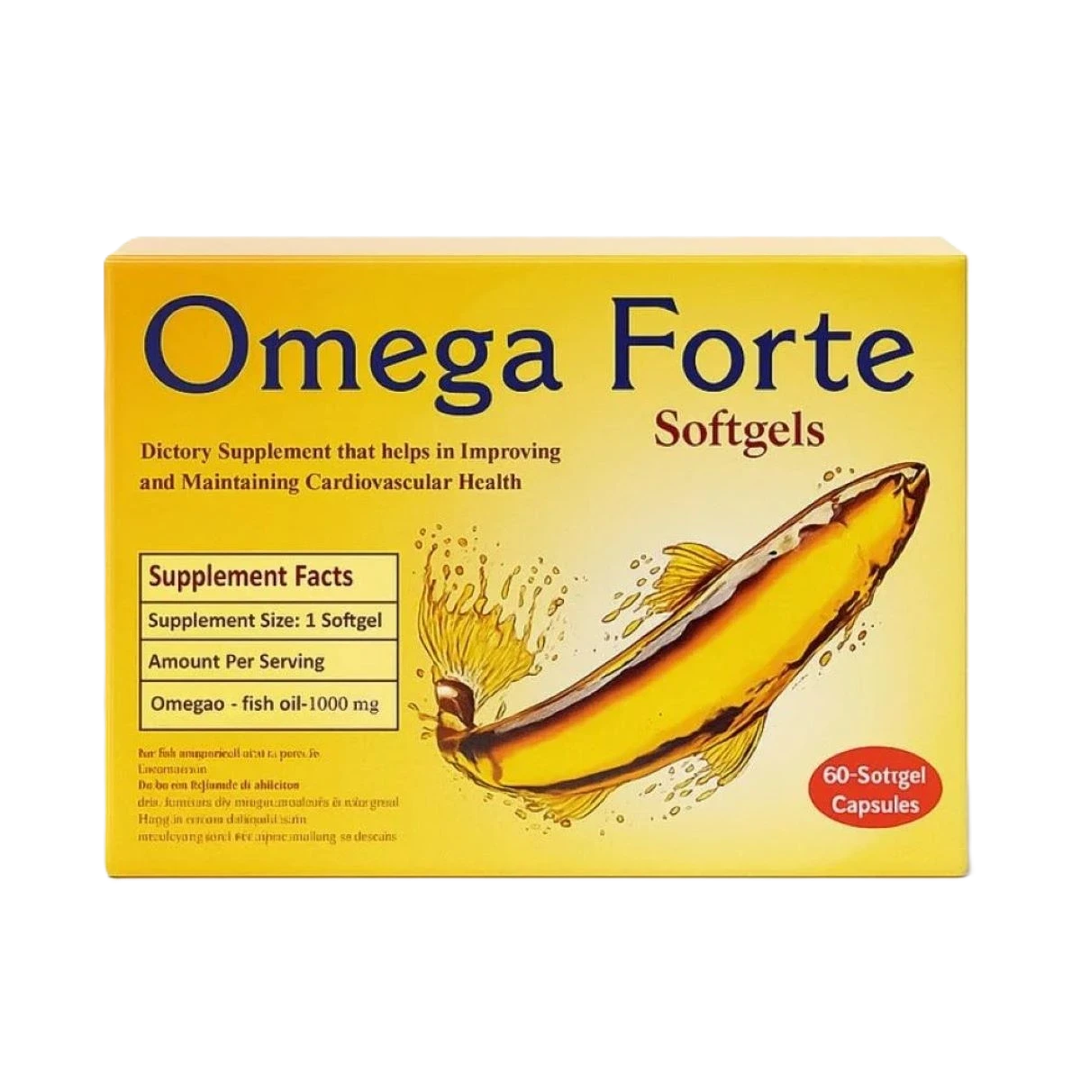 اوميجا 3 فورت 1000مجم العابد